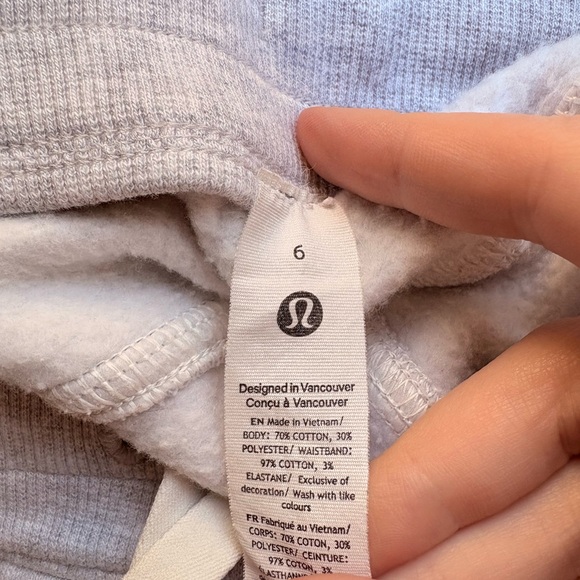 Lululemon Wide Leg Gray Sweatpants - Picture 3 of 3